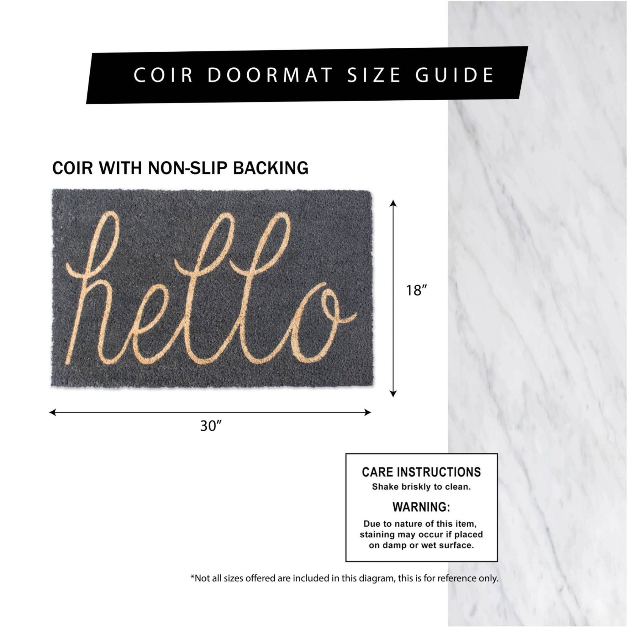 DII® Home-Goodbye Engraved Doormat